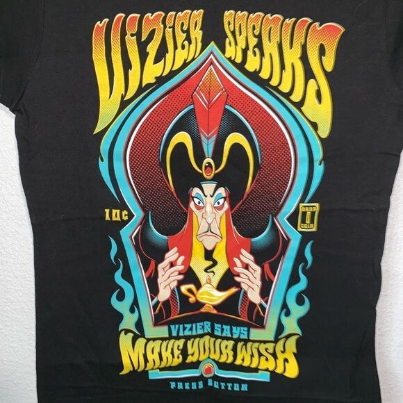 Teefury Disney Aladdin Jafar T Shirt Vizier Speaks - Picture 1 of 4